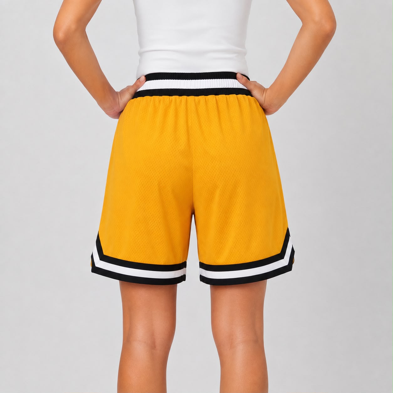 Women’s Basketball Shorts UR-16– Yellow