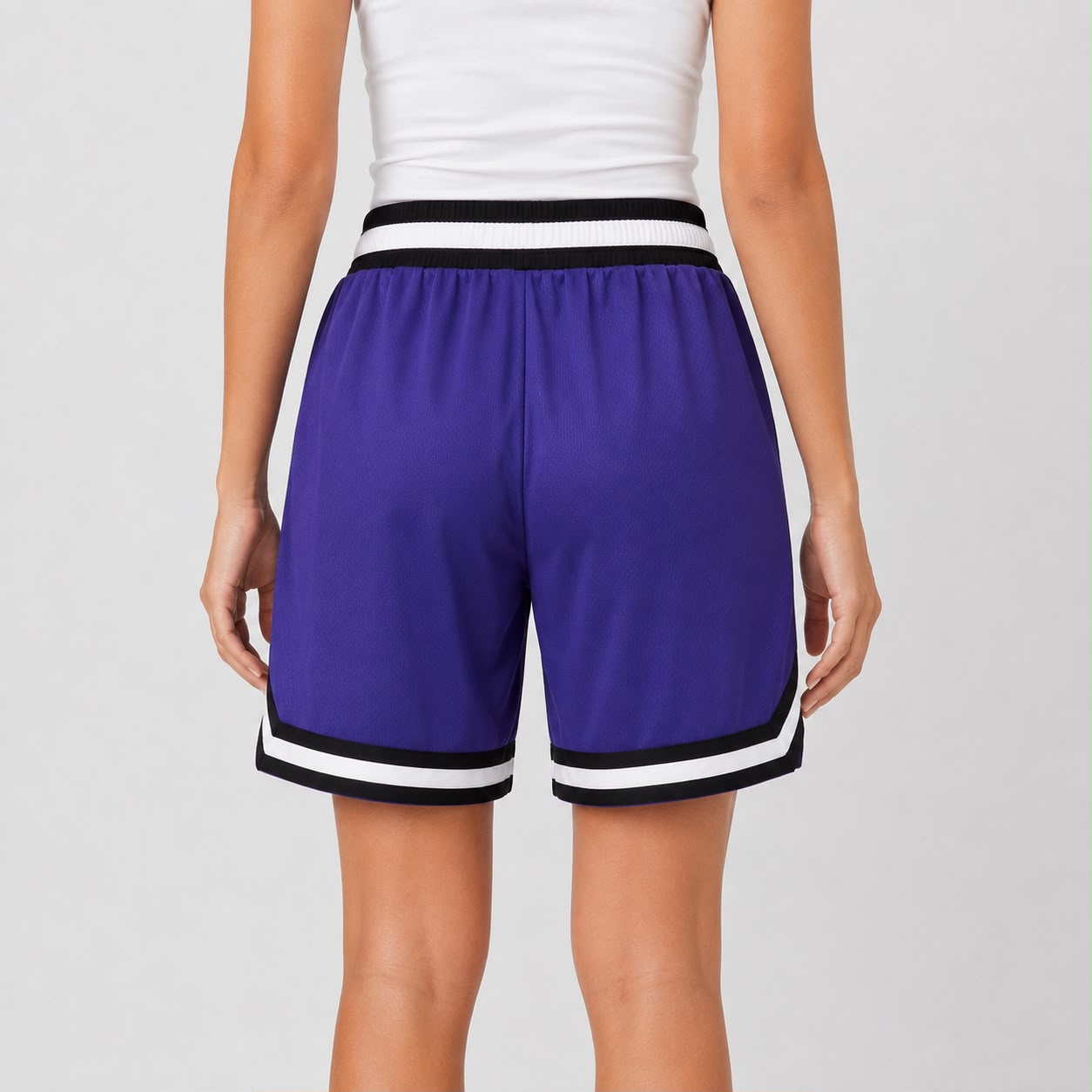 Title: Women’s Basketball Shorts UR-16 – Purple