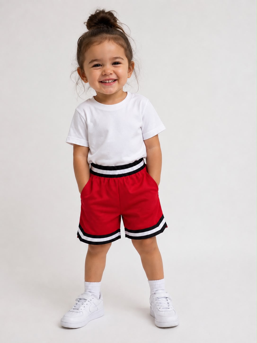 Toddler Basketball Shorts UR-16-K – Red