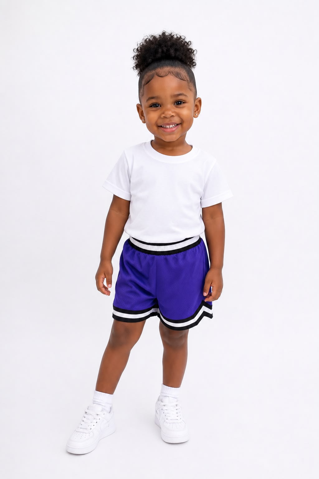 Toddler Basketball Shorts UR-16-K – Purple
