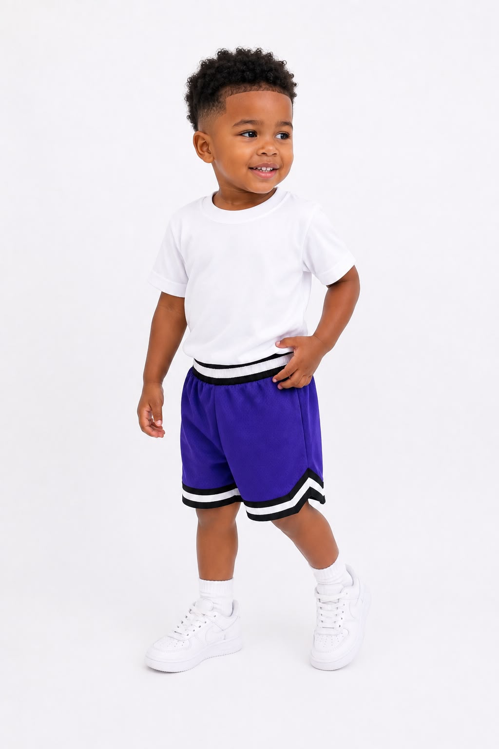 Toddler Basketball Shorts UR-16-K – Purple