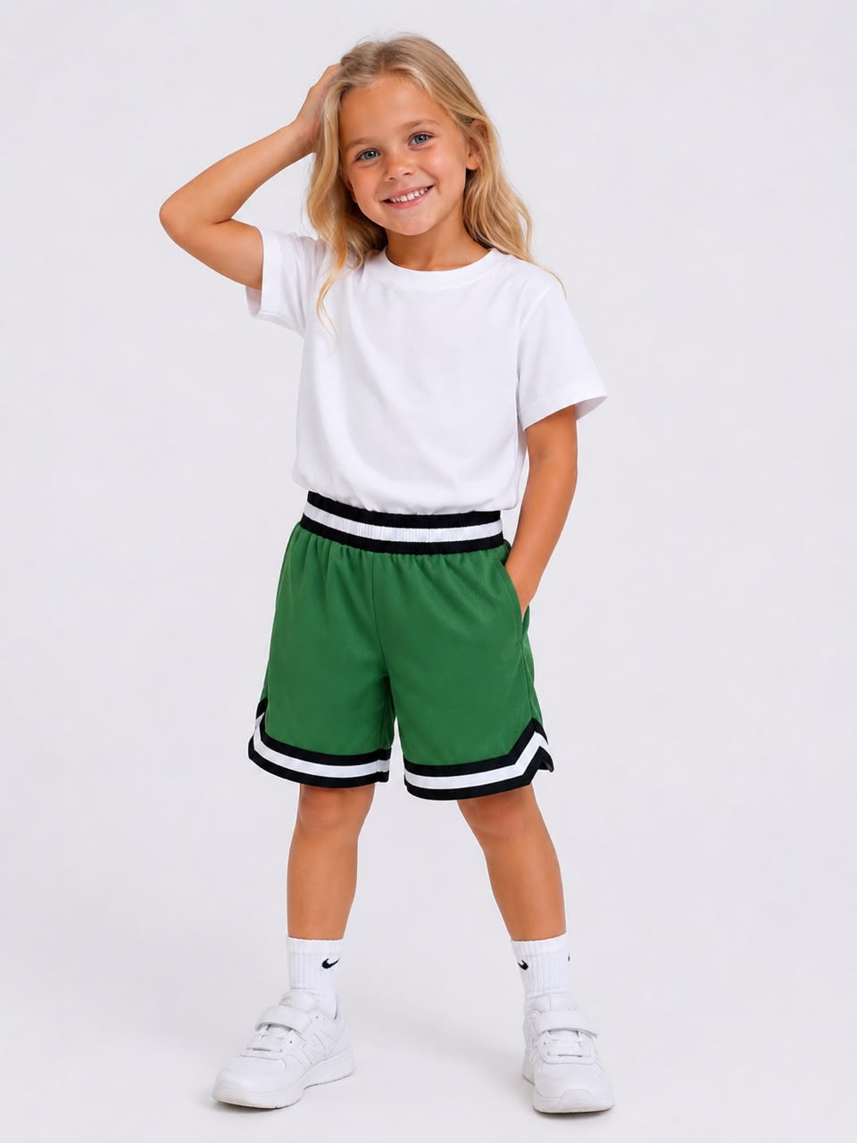 Toddler Basketball Shorts UR-16-K – Green