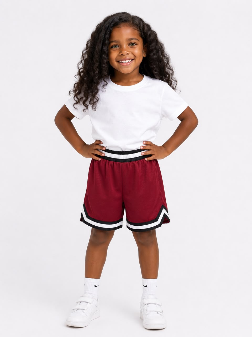 Toddler Basketball Shorts UR-16-K – Maroon