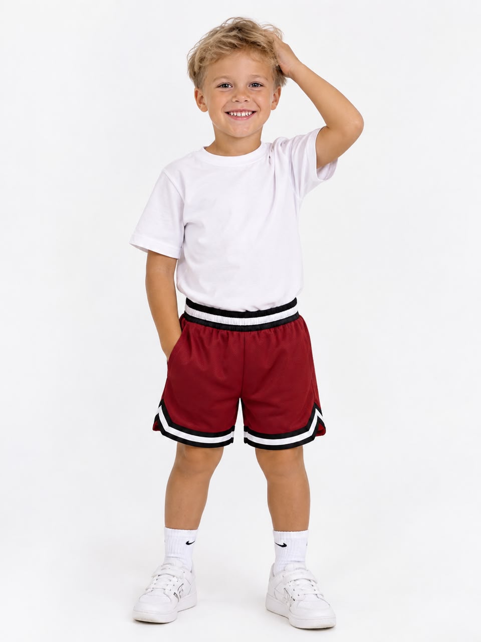 Toddler Basketball Shorts UR-16-K – Maroon