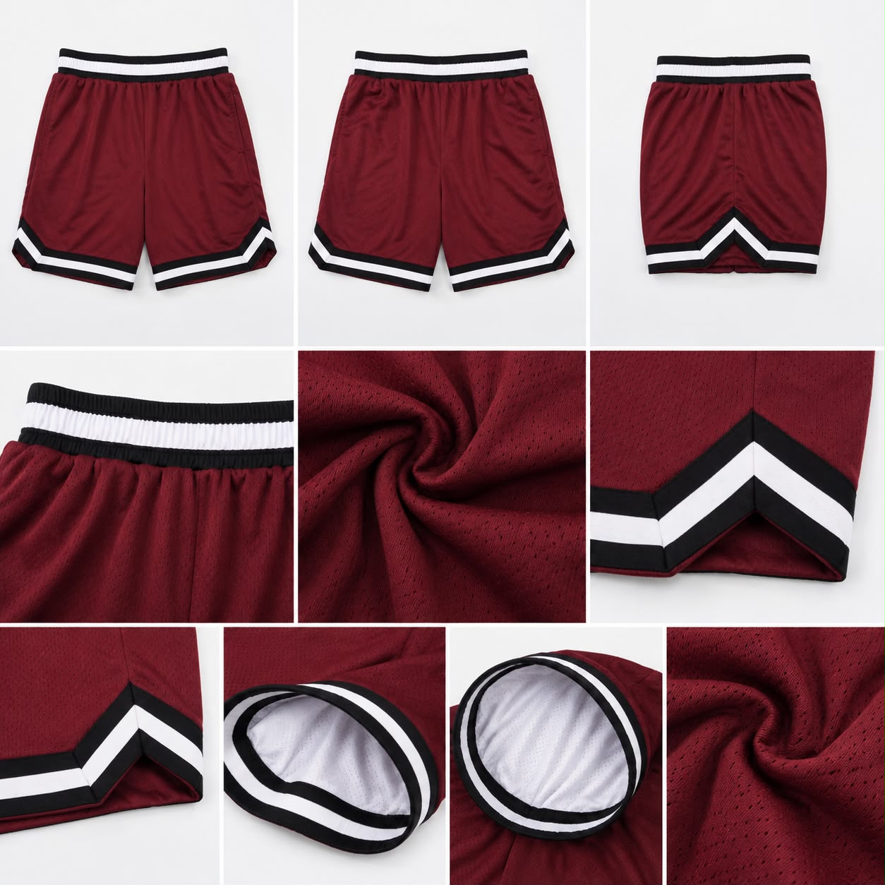 Toddler Basketball Shorts UR-16-K – Maroon