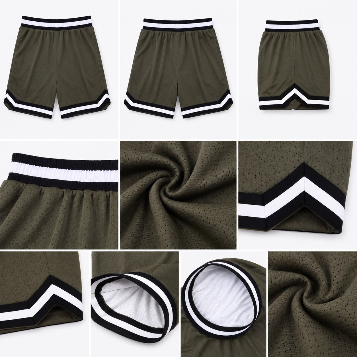 Toddler Basketball Shorts UR-16-K – Army Green