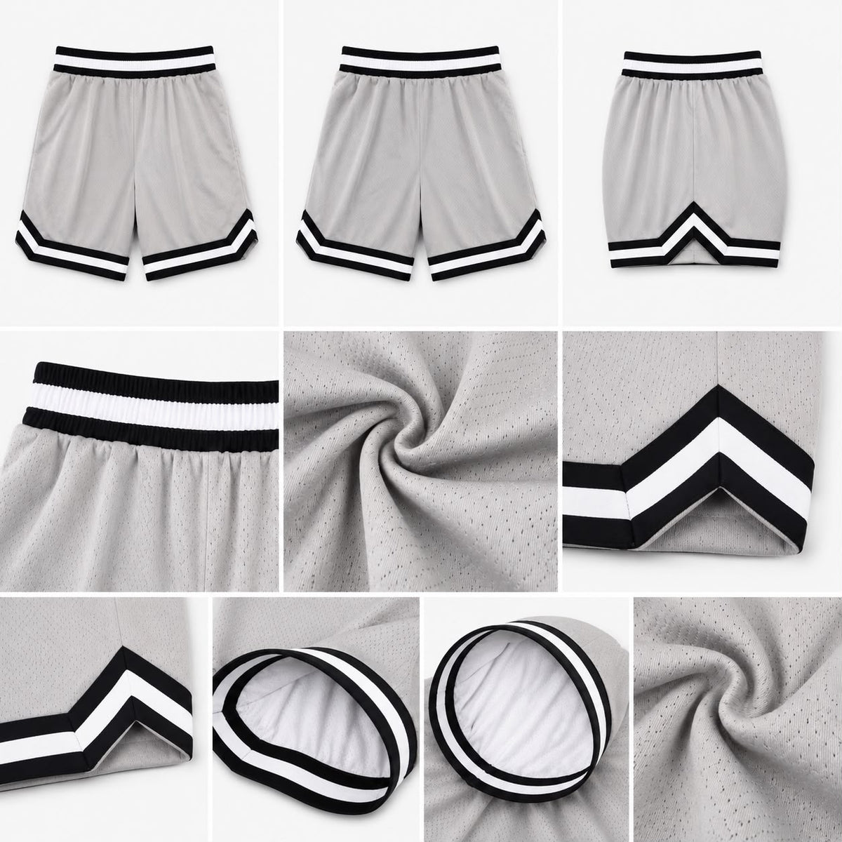 Toddler Basketball Shorts UR-16-K – Light Grey