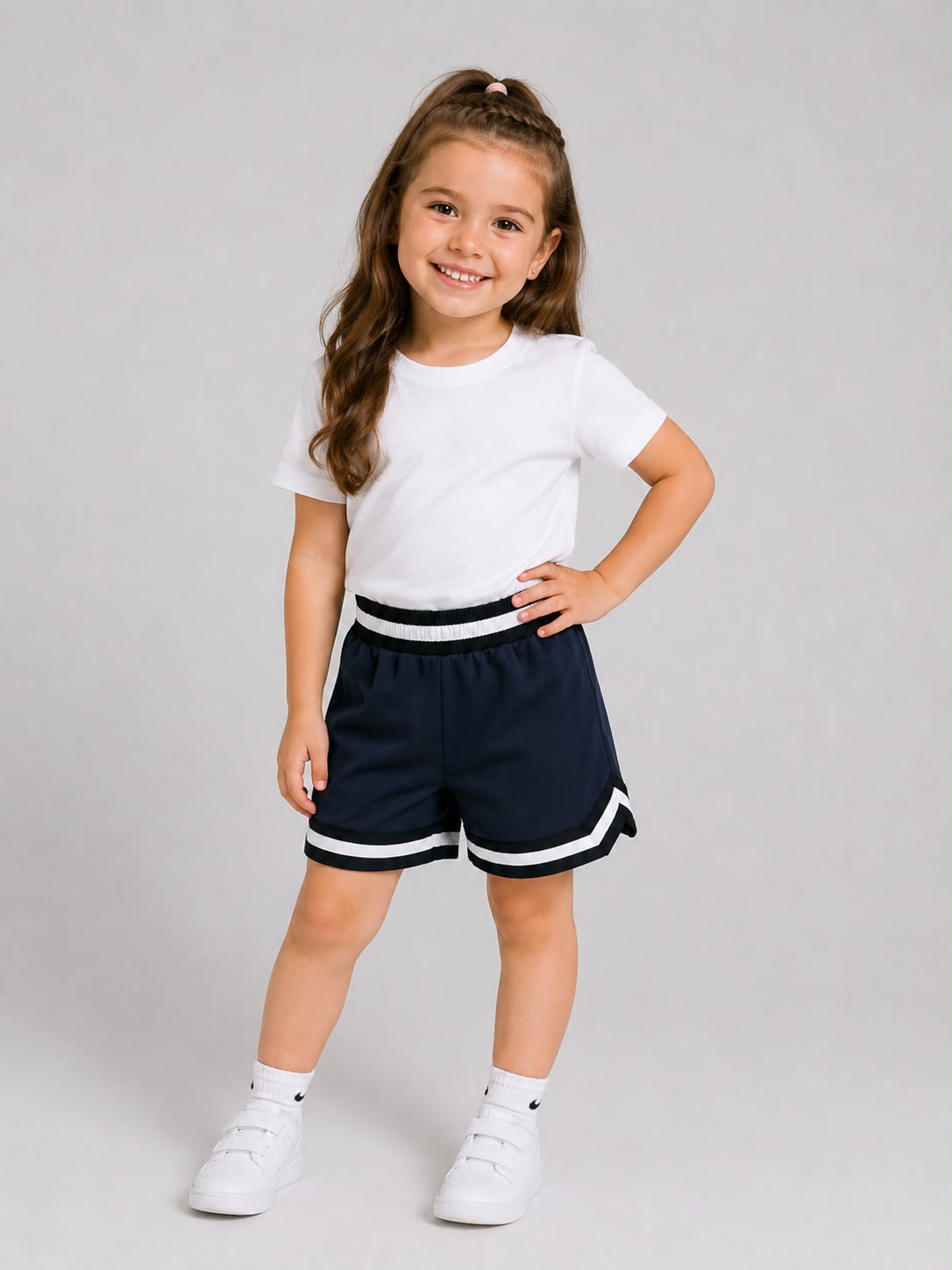 Kids’ Basketball Shorts UR-16-K – Blue