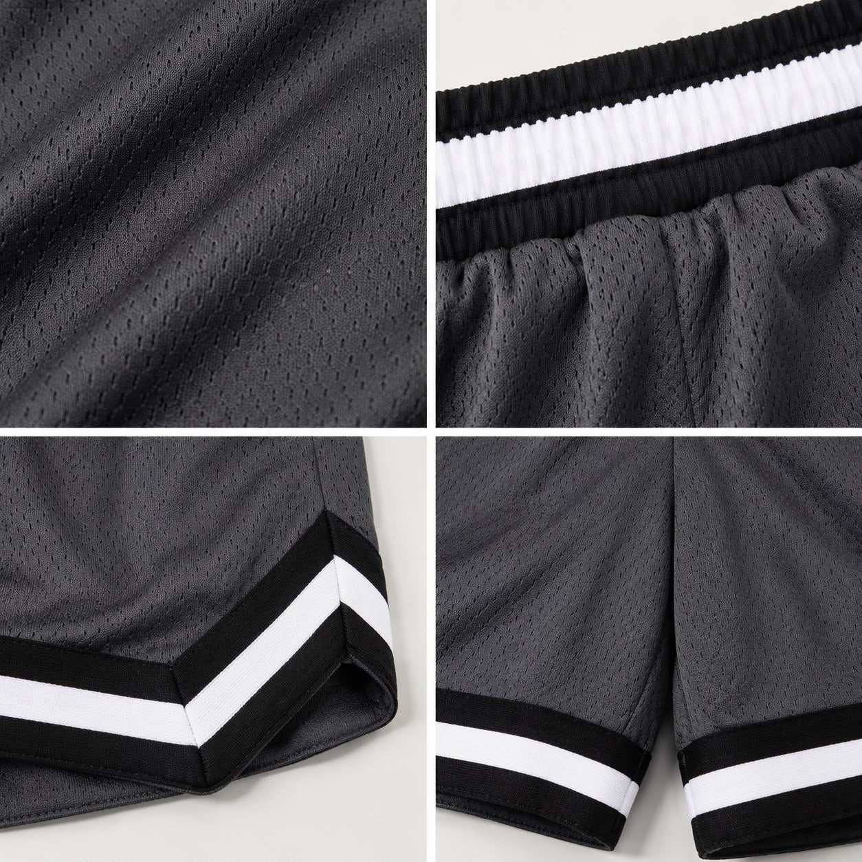 Kids’ Basketball Shorts UR-16-K – Dark Grey