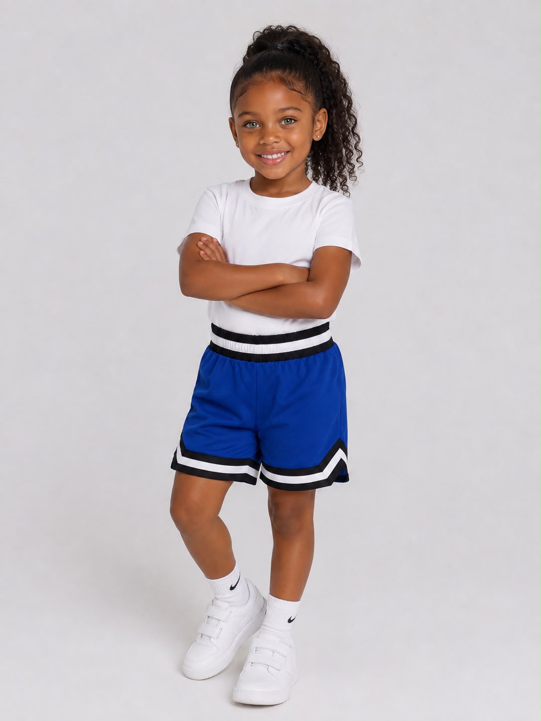 Kids’ Basketball Shorts UR-16-K – Royal Blue
