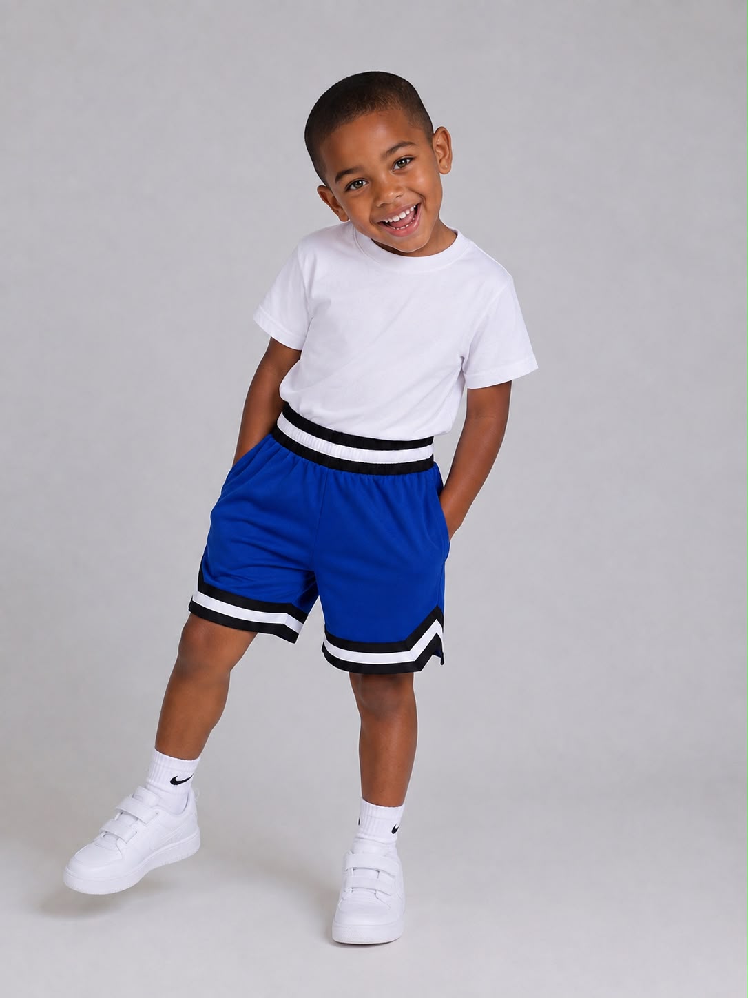 Kids’ Basketball Shorts UR-16-K – Royal Blue