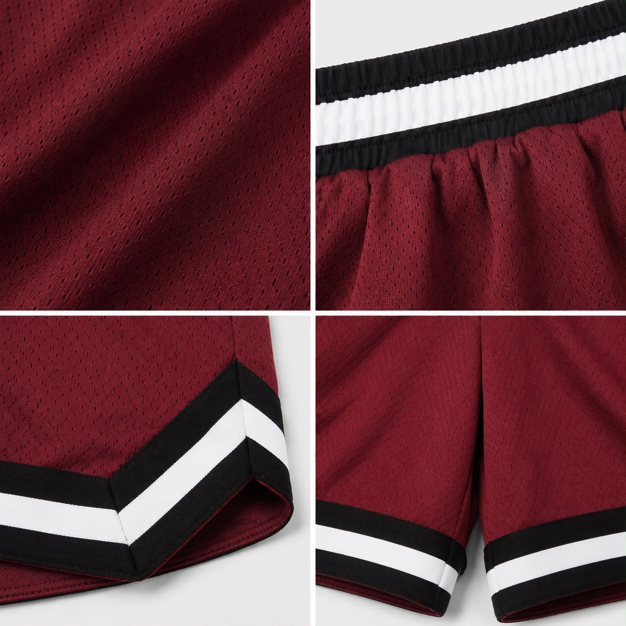 Kids Basketball Shorts UR-16-K Maroon