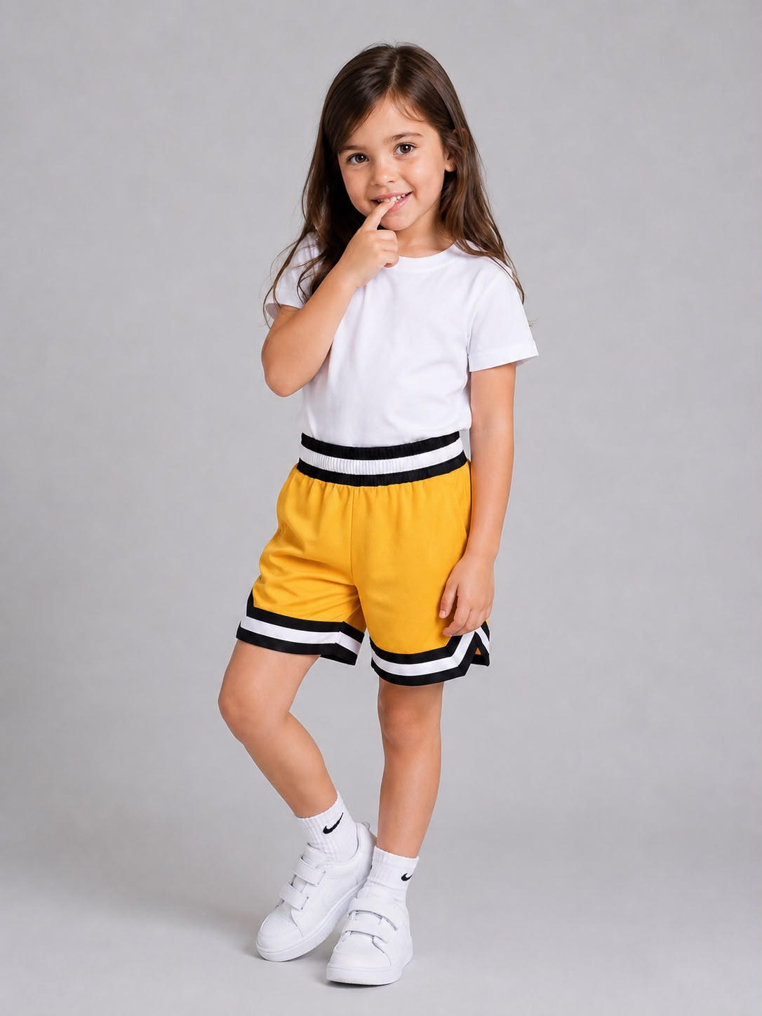 Kids’ Basketball Shorts UR-16-K – Yellow