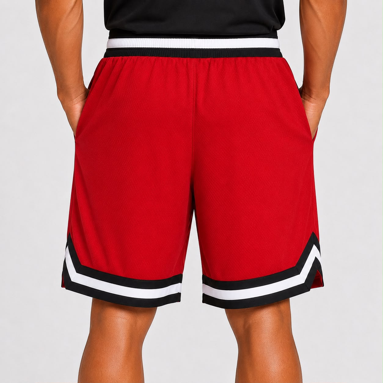 Men’s Basketball Shorts UR-16 – Red