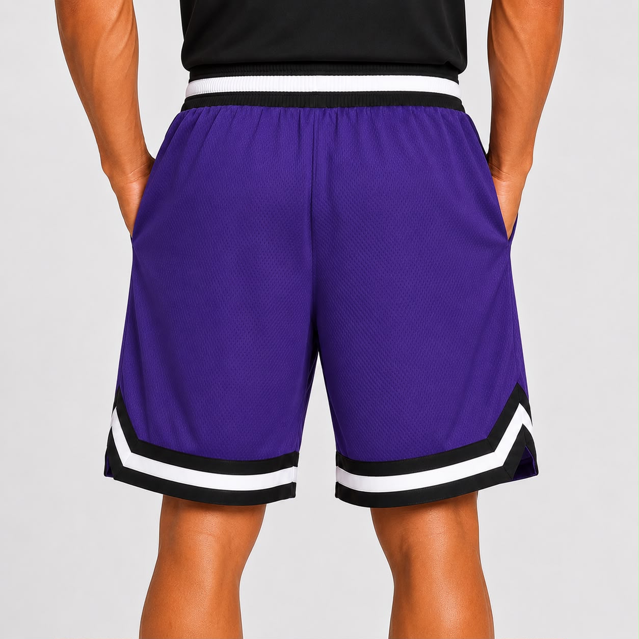 Men’s Basketball Shorts UR-16 – Purple