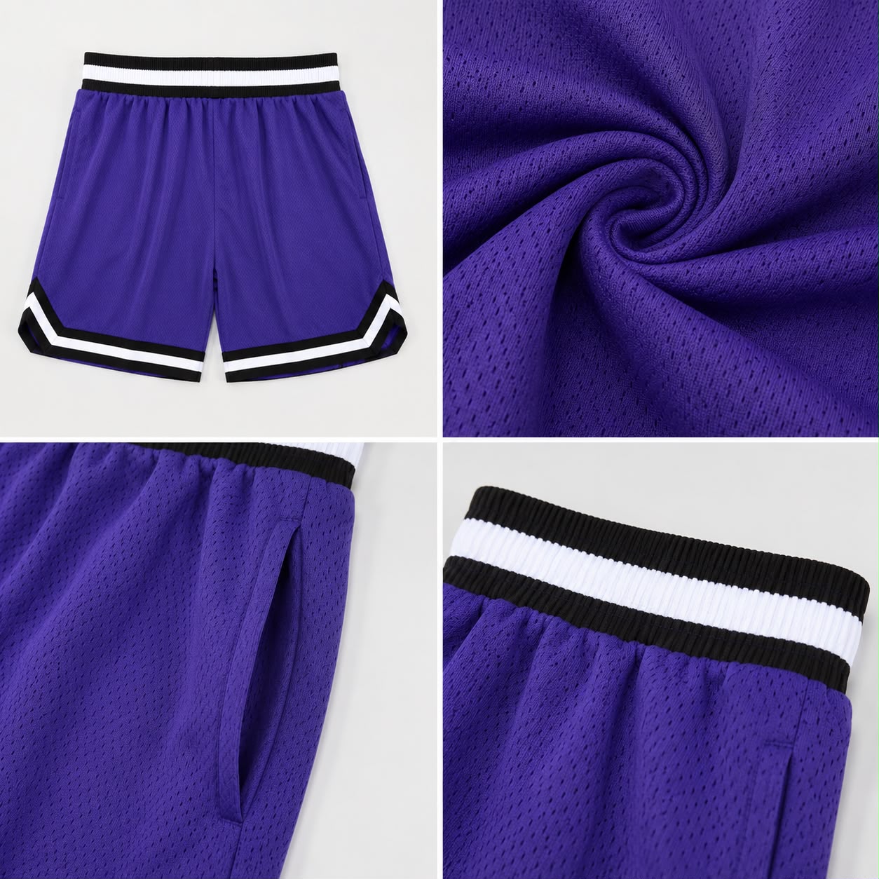 Men’s Basketball Shorts UR-16 – Purple