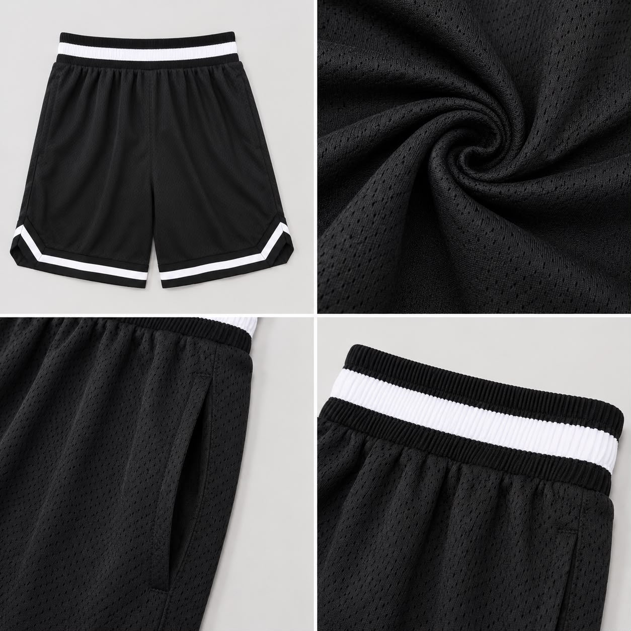 Men’s Basketball Shorts UR-16 – Black