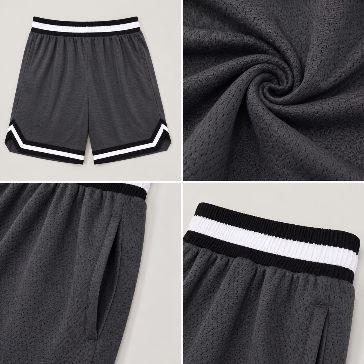 Men’s Basketball Shorts UR-16 – Dark Grey