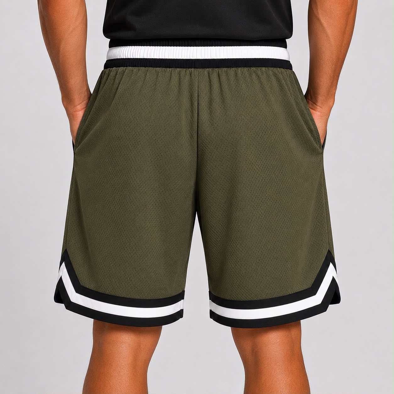 Men’s Basketball Shorts UR-16 – Army Green