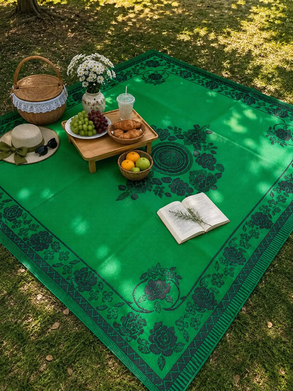 Folding Plastic Outdoor Mat – 2.4 × 2.7m