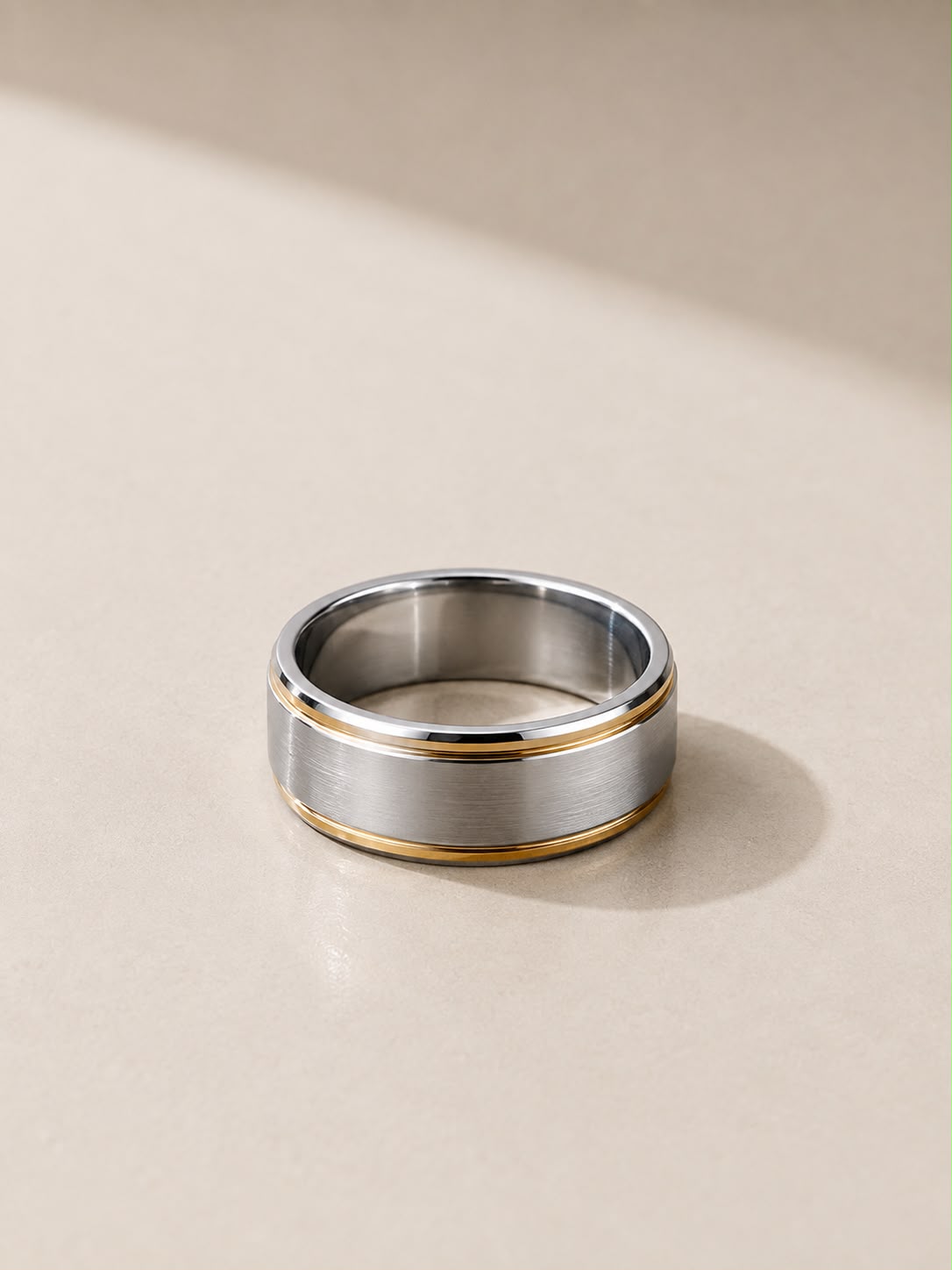 Silver & Gold Minimalist Ring