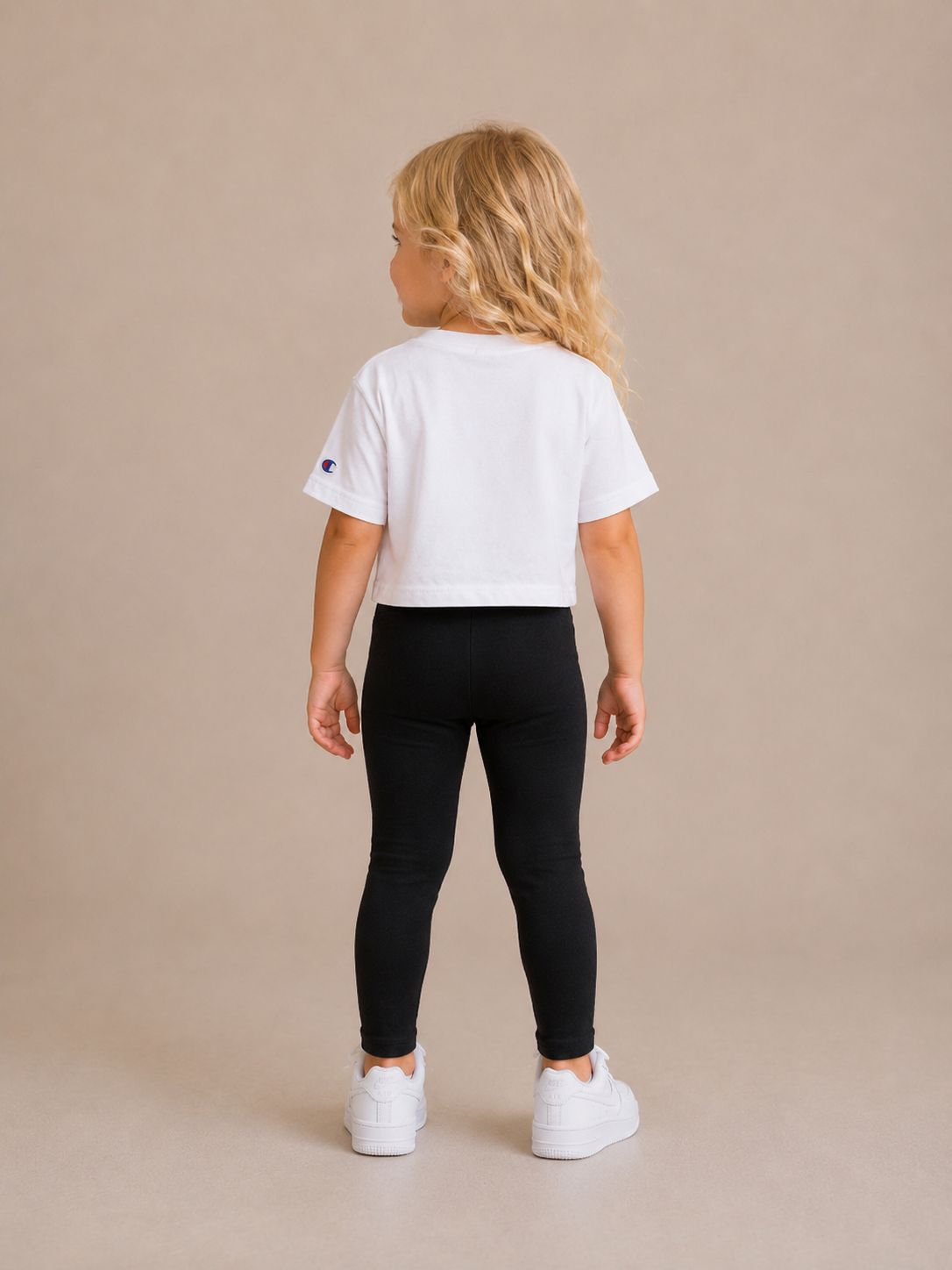 Girls’ Champion Logo Cropped T-Shirt