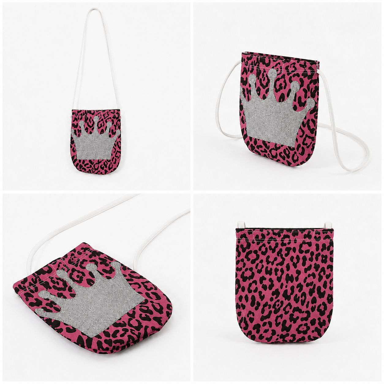 Girls’ Queen Squad T-Shirt, Leggings & Crossbody Bag Set