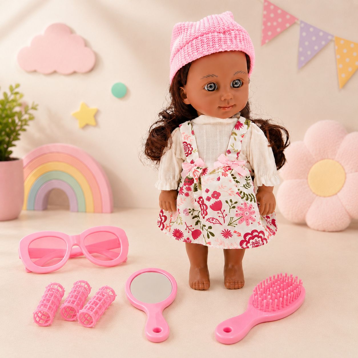 Lovely Princess Doll with Music & Styling Accessories