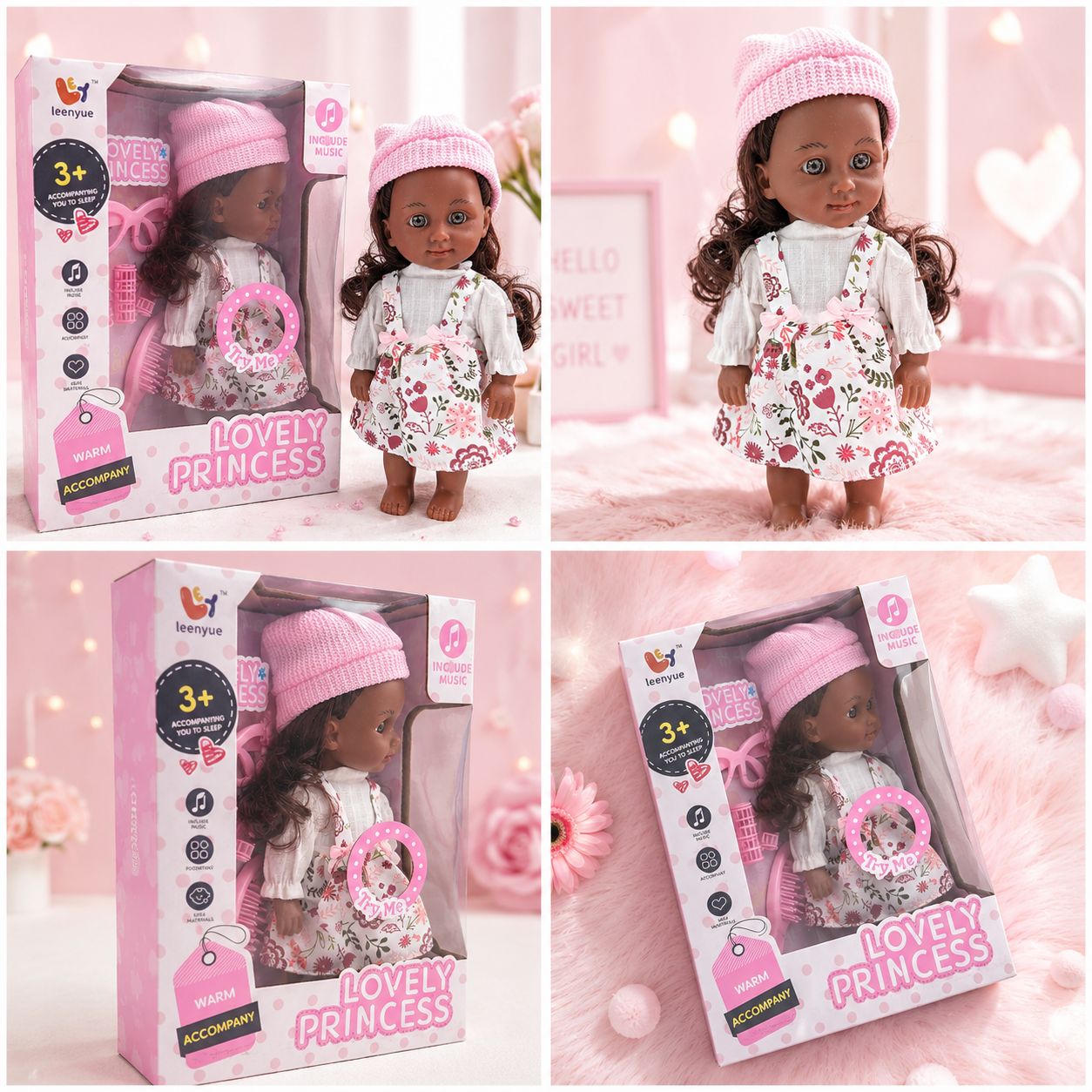 Lovely Princess Doll with Music & Styling Accessories