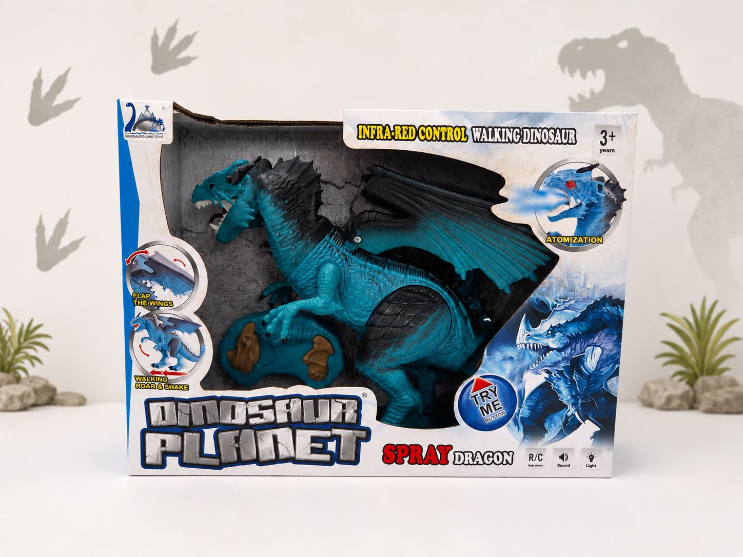 Dinosaur Planet Remote-Controlled Walking Spray Dragon