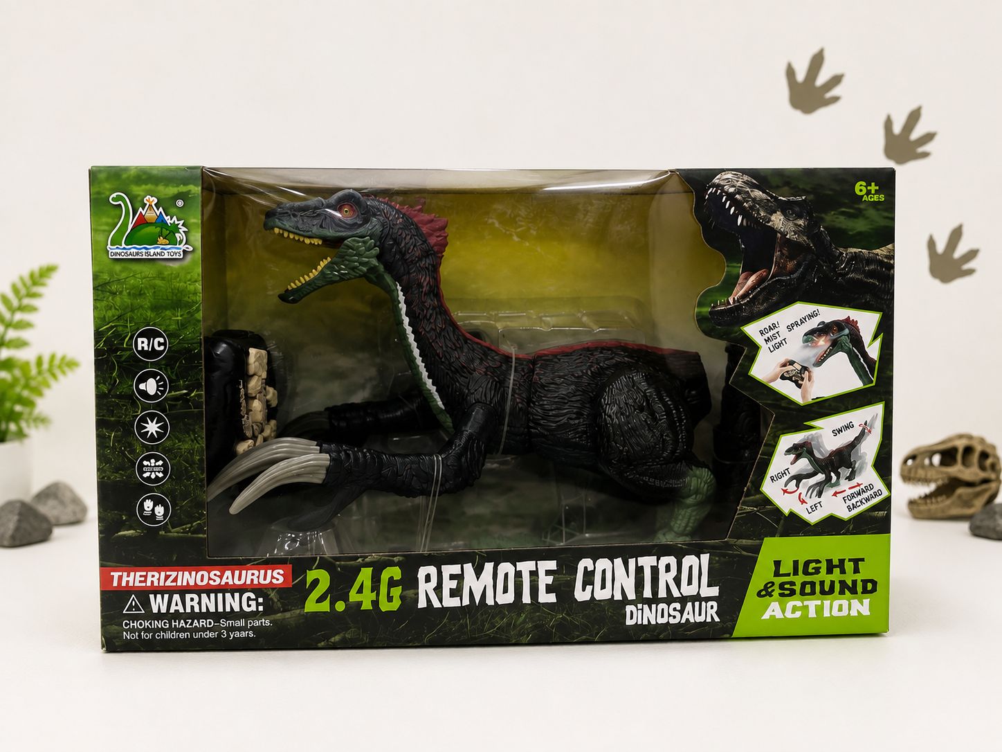 2.4G Remote-Controlled Therizinosaurus Dinosaur