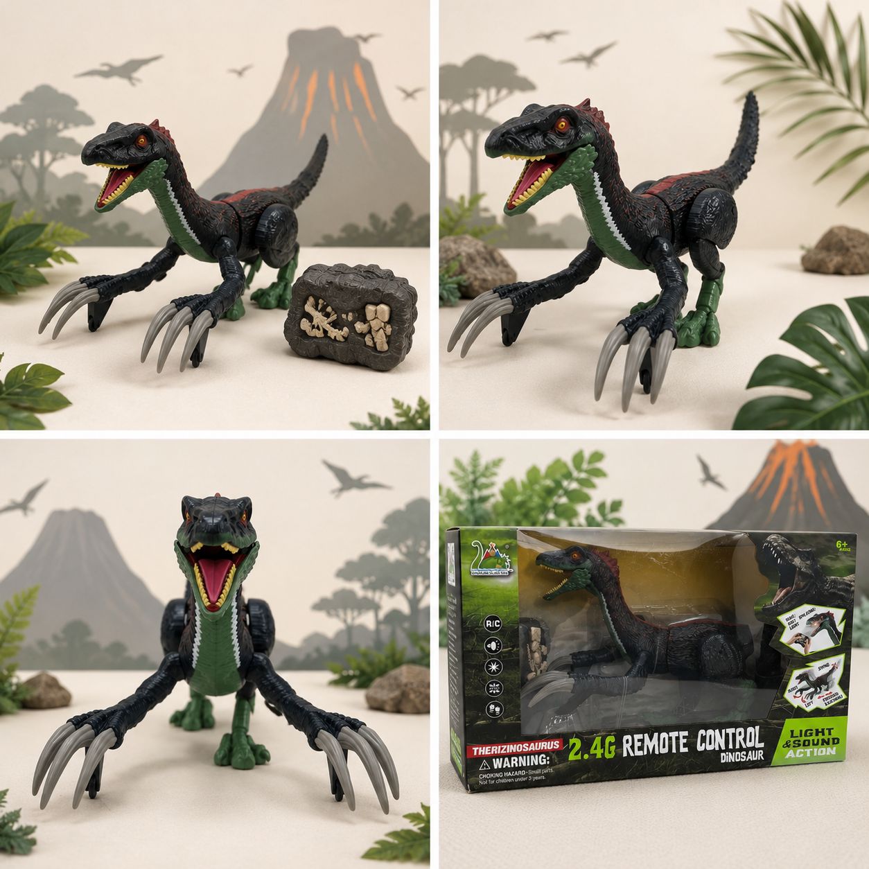 2.4G Remote-Controlled Therizinosaurus Dinosaur