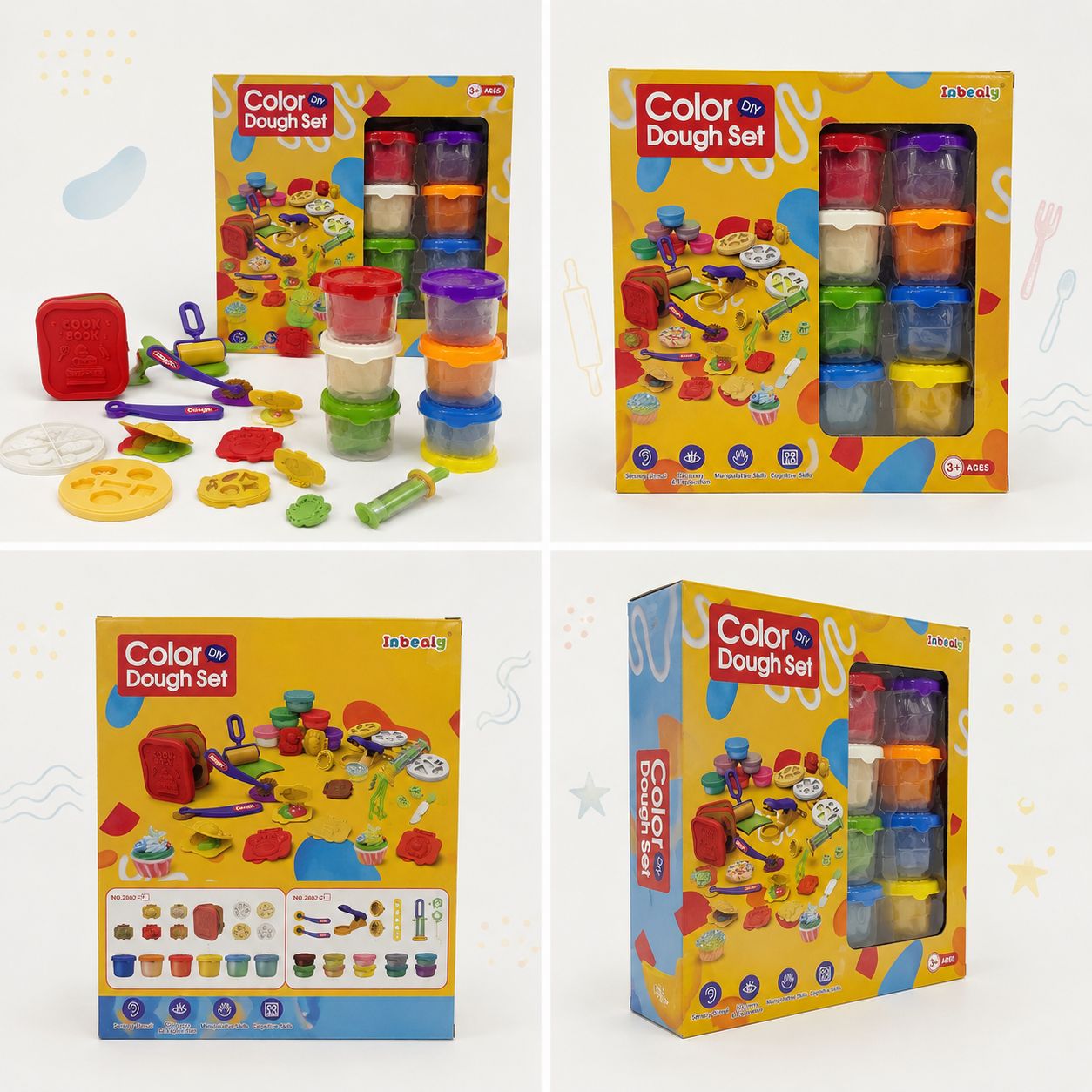 Kids’ Color Dough Creative Play Set