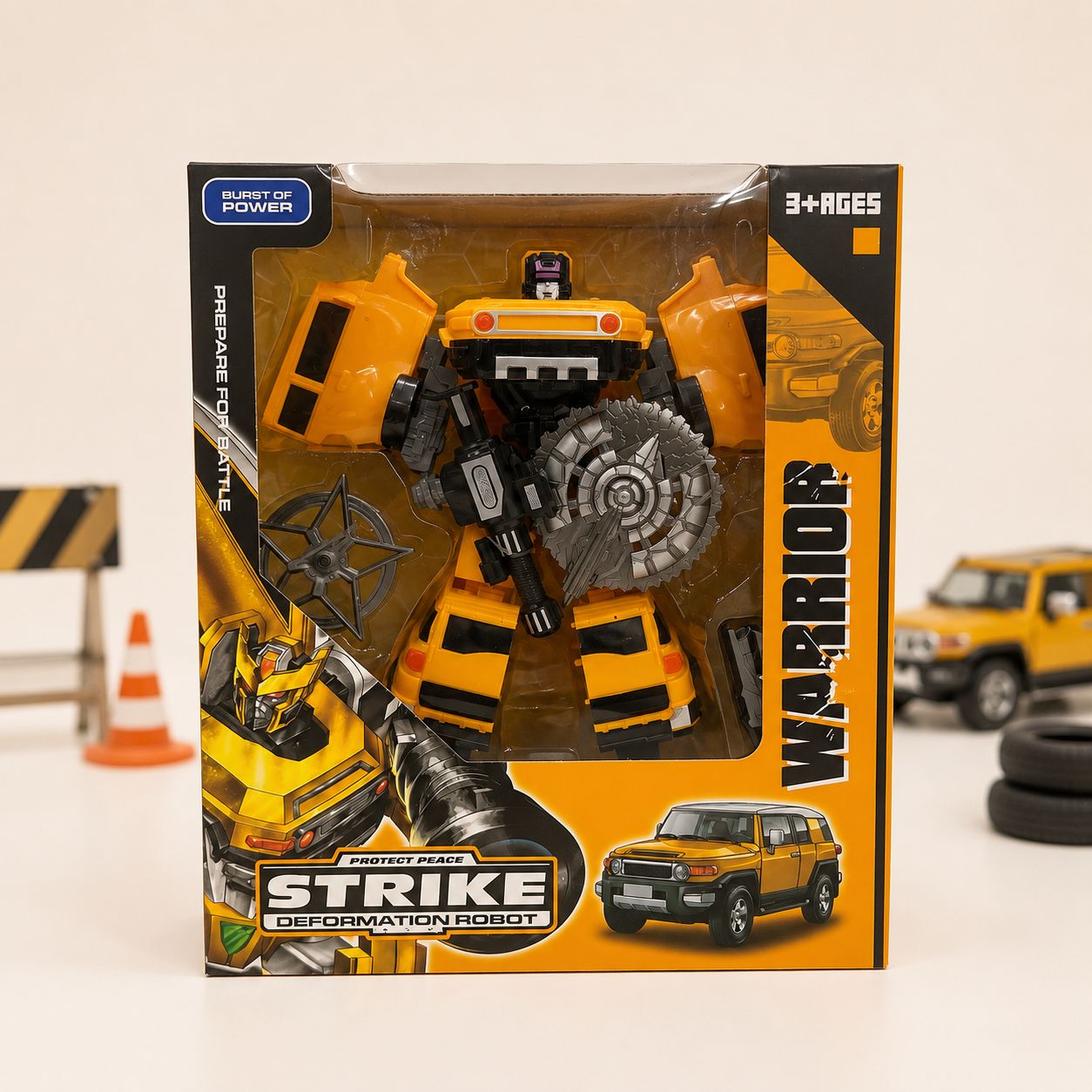 Strike 2-in-1 Transforming SUV Robot Warrior