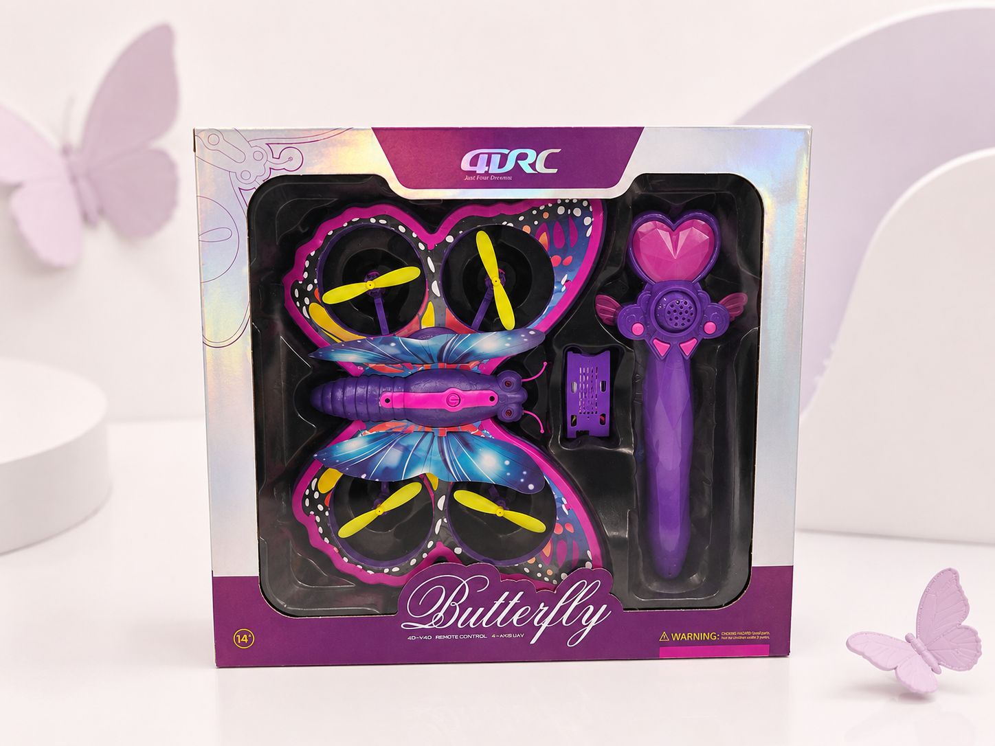 4D-V40 Remote-Control Butterfly Drone