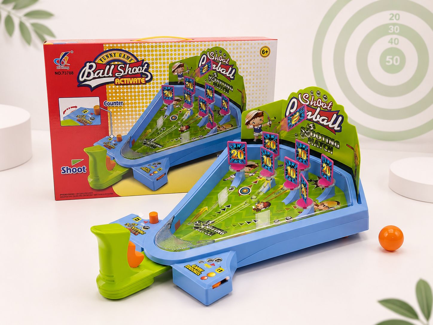Kids’ Ball-Shooting Pinball Game