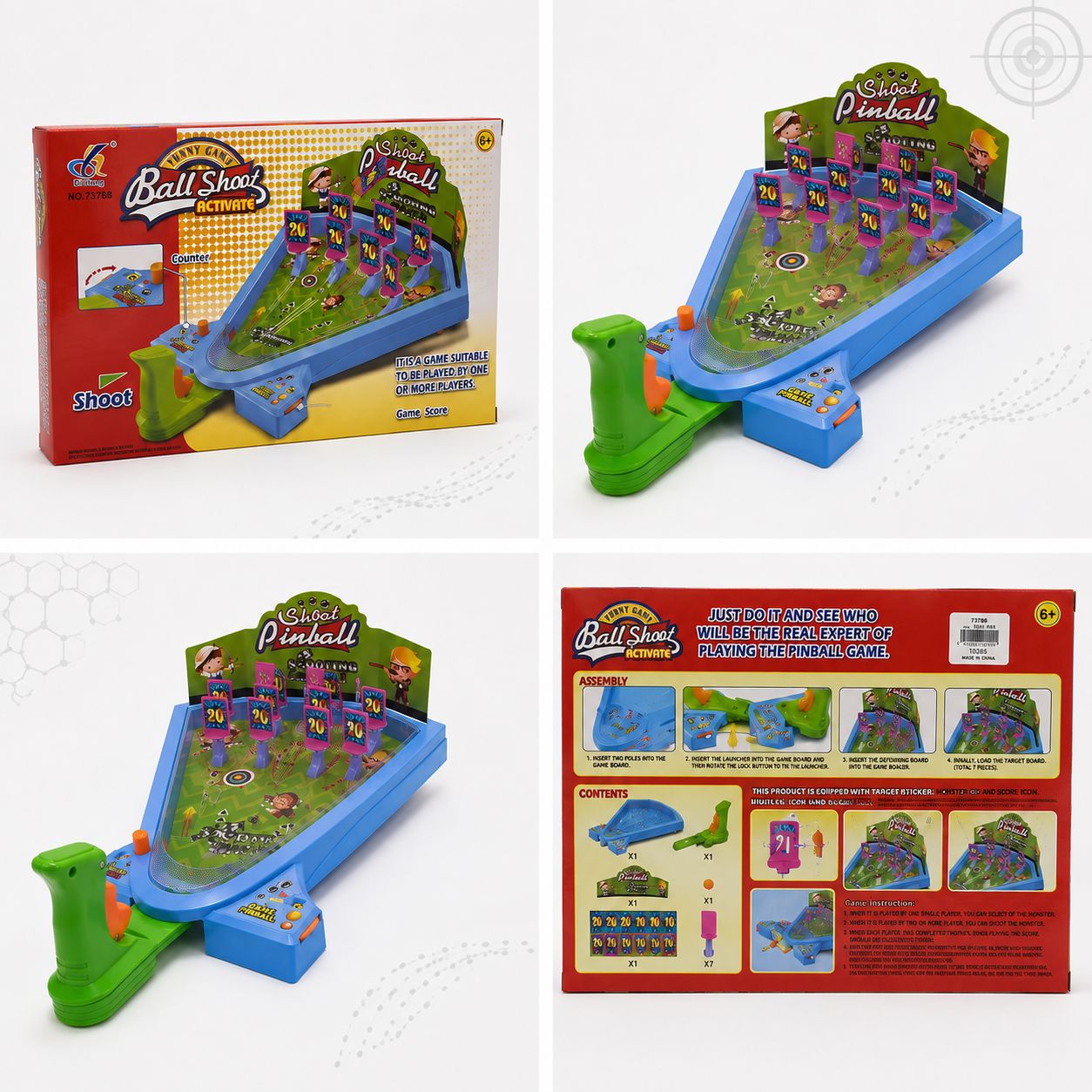 Kids’ Ball-Shooting Pinball Game