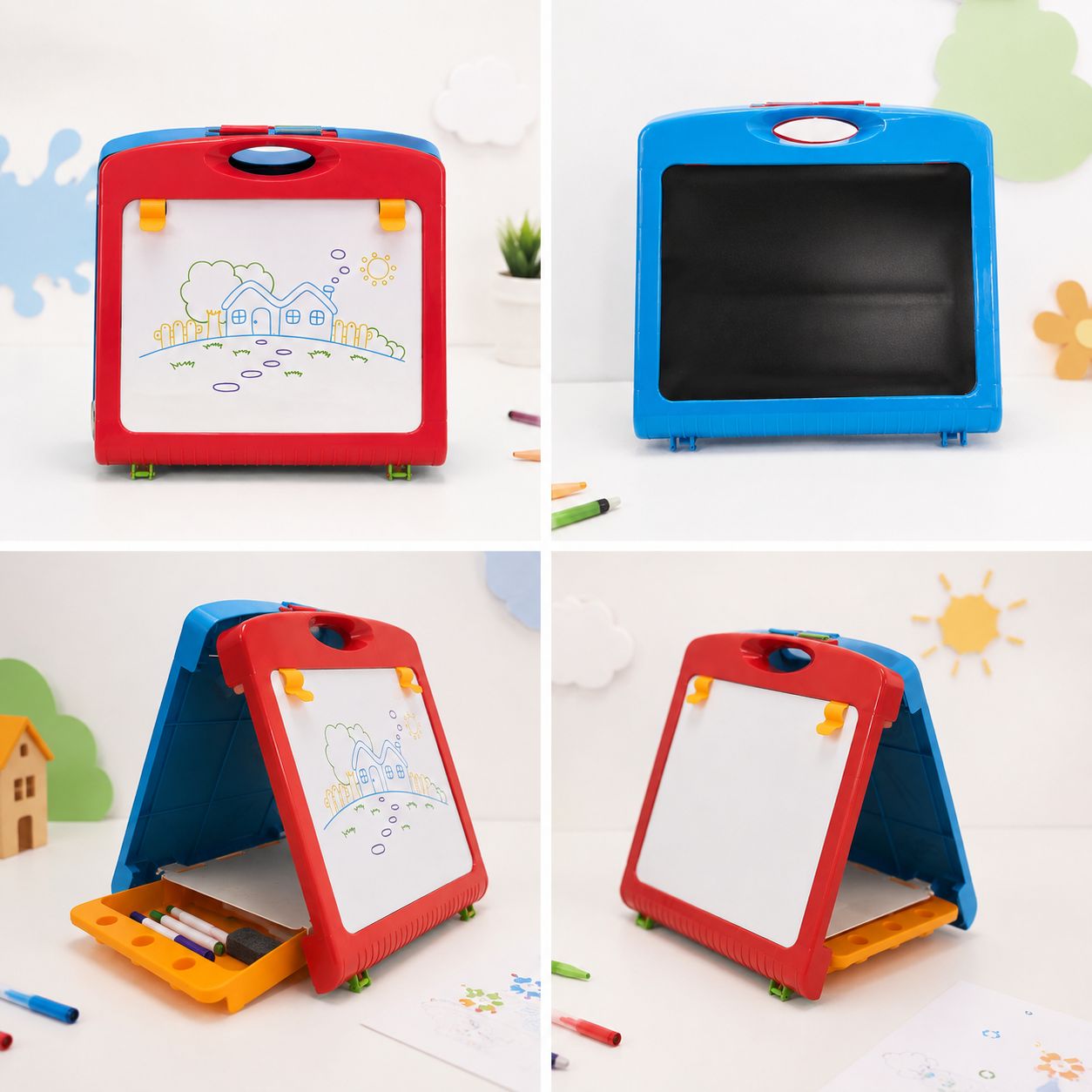 Kids’ Portable Double-Sided Drawing Board
