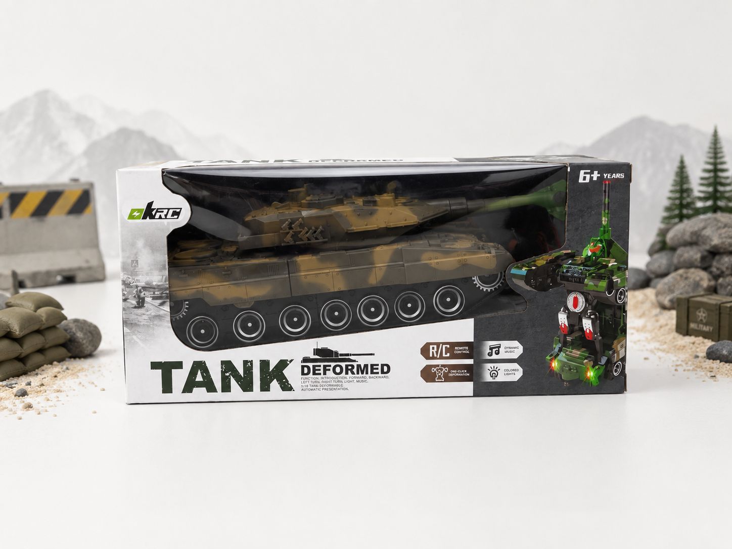 Remote-Control Transforming Tank Robot