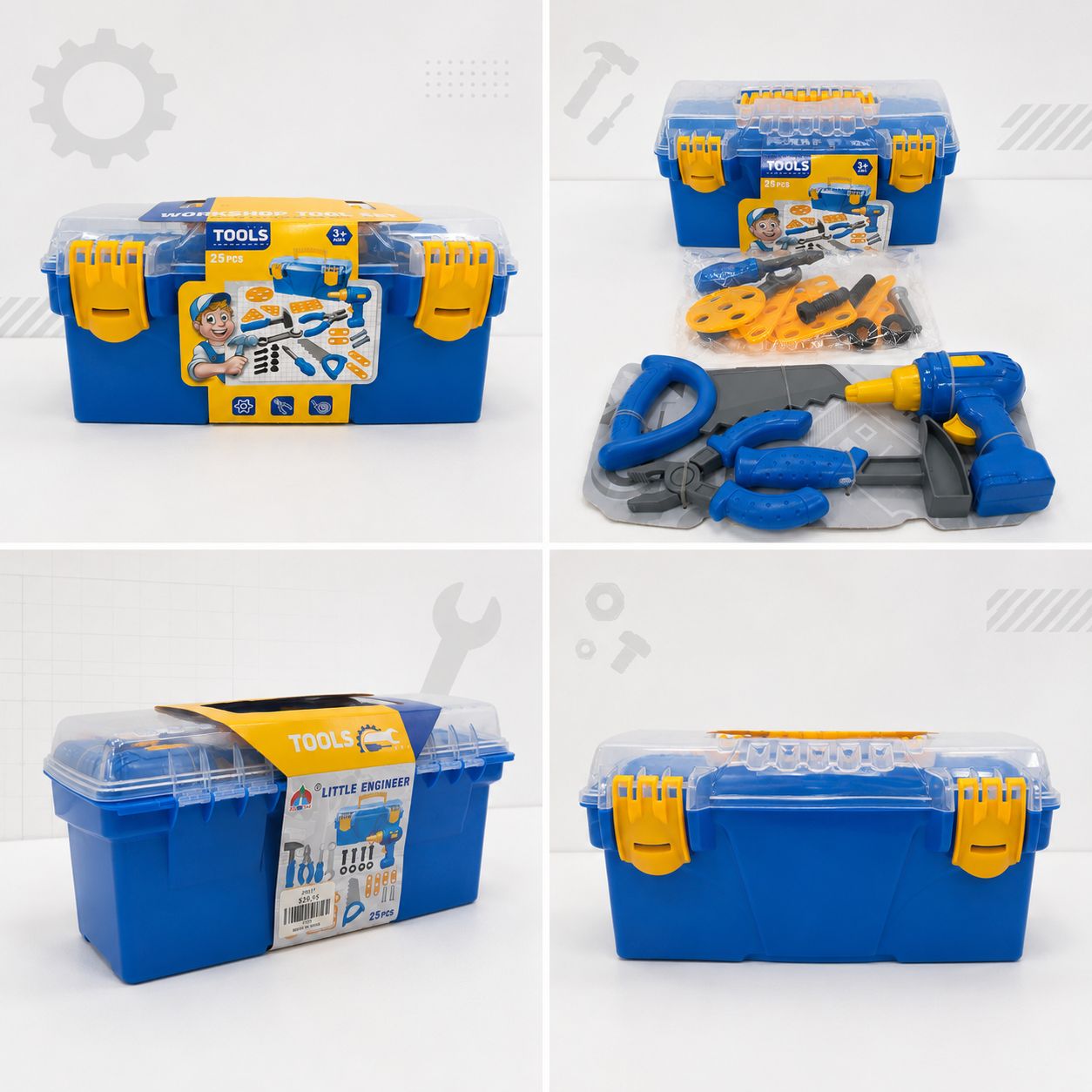 Kids’ Little Engineer 25-Piece Workshop Tool Set