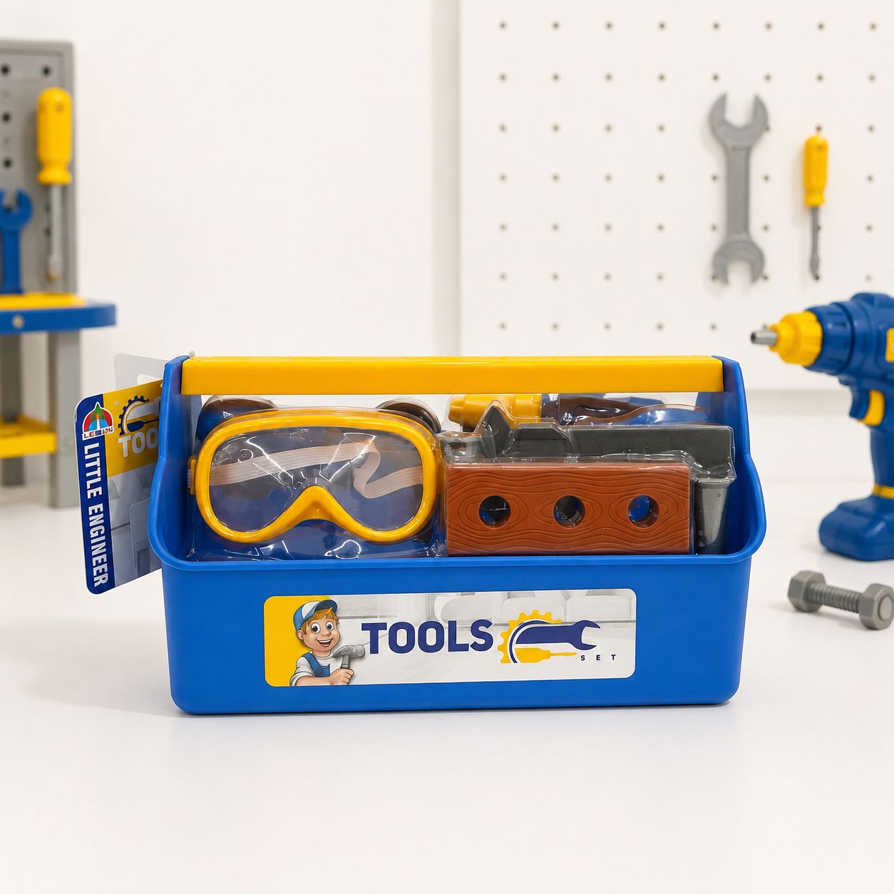 Kids’ Little Engineer Toolbox Play Set