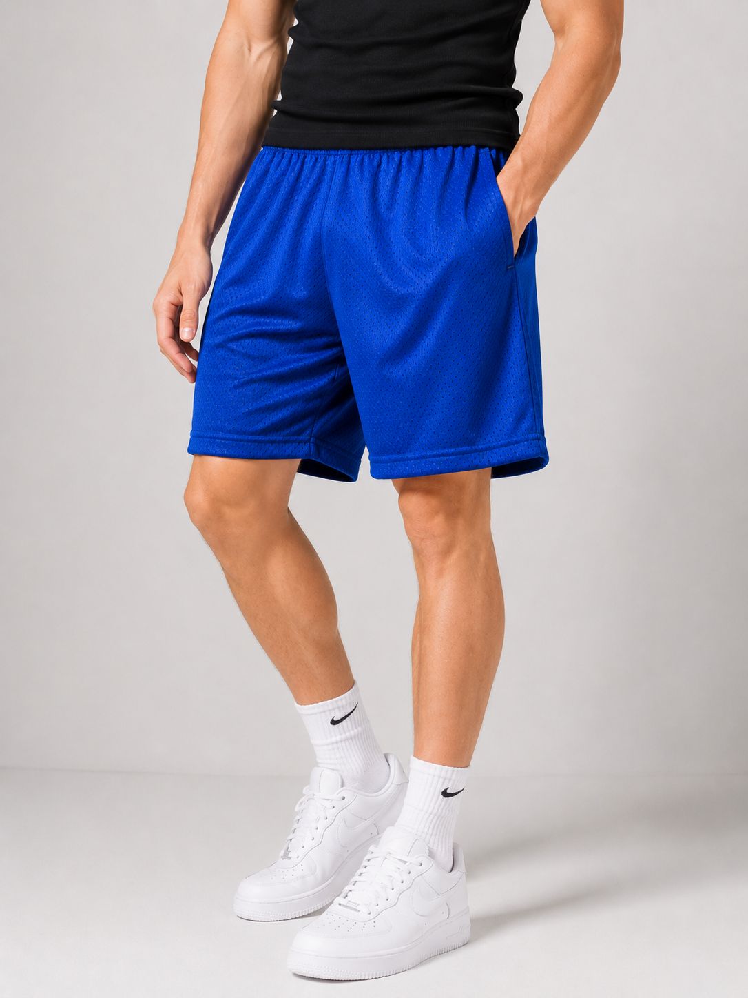 Hill Adult Mesh Sports Shorts – Royal Blue