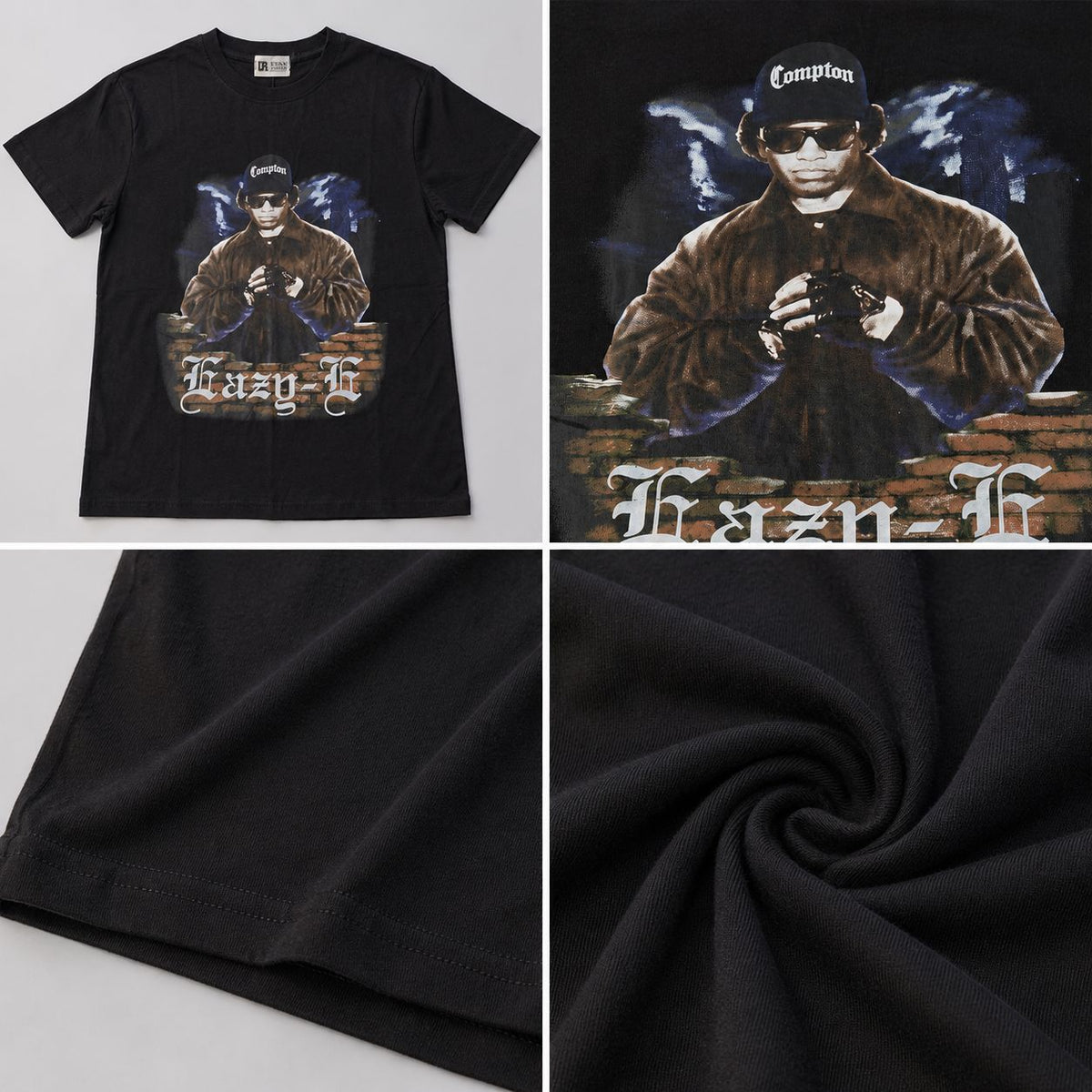 Men’s Eazy-E Compton Graphic T-Shirt – Black