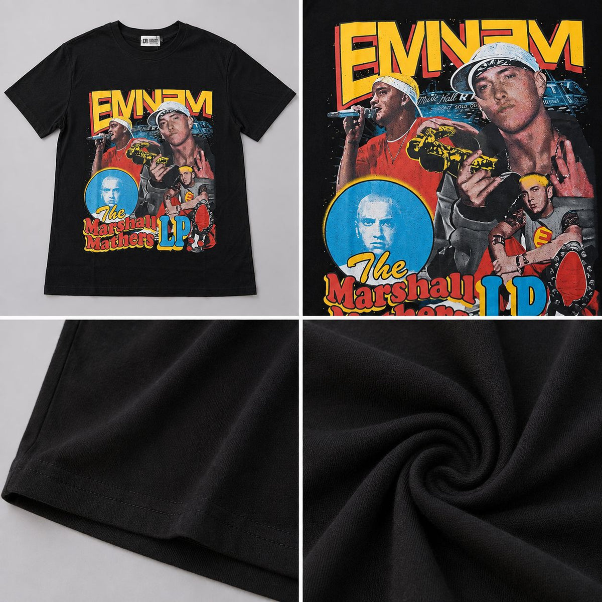 Men’s Eminem The Marshall Mathers LP Graphic T-Shirt – Black