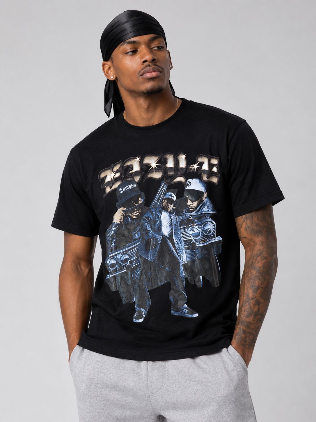 Men’s Eazy-E Compton Graphic T-Shirt – Black