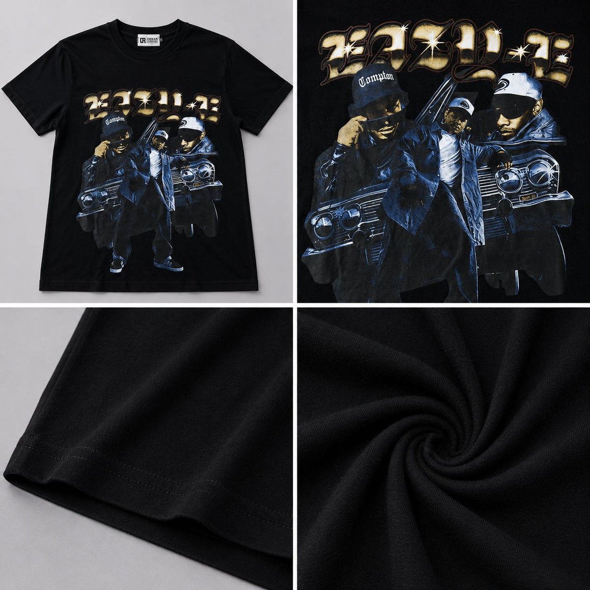 Men’s Eazy-E Compton Graphic T-Shirt – Black