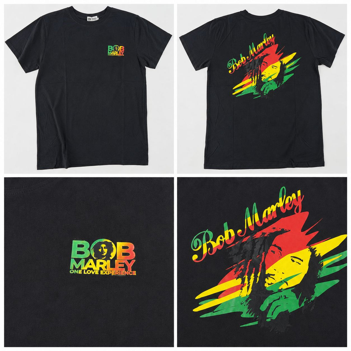 Men’s Bob Marley One Love Graphic T-Shirt – Black