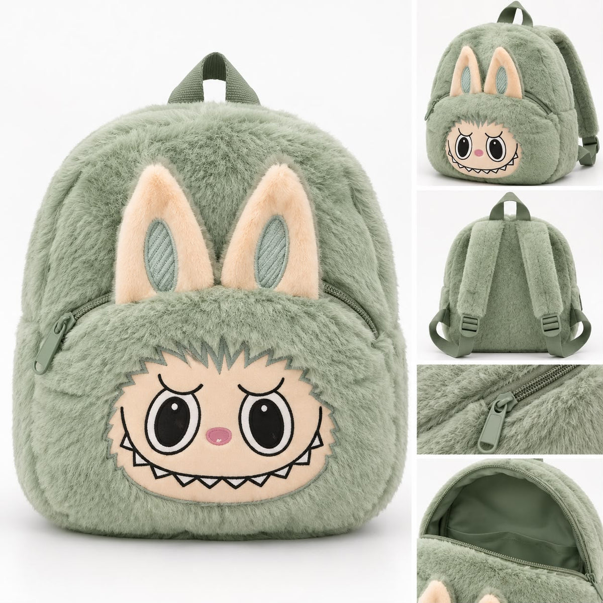 Labubu Plush Kids Backpack – Assorted Colours