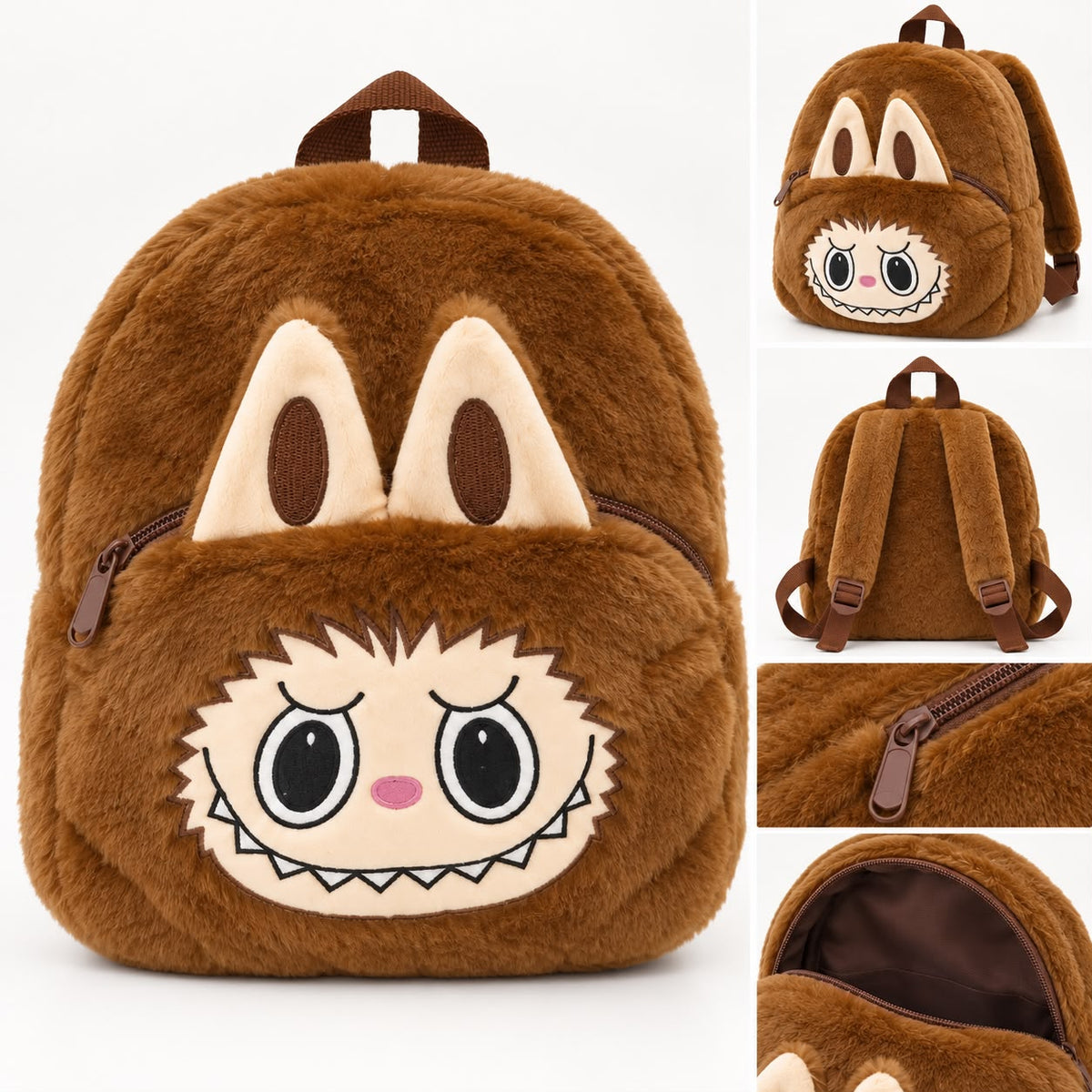 Labubu Plush Kids Backpack – Assorted Colours