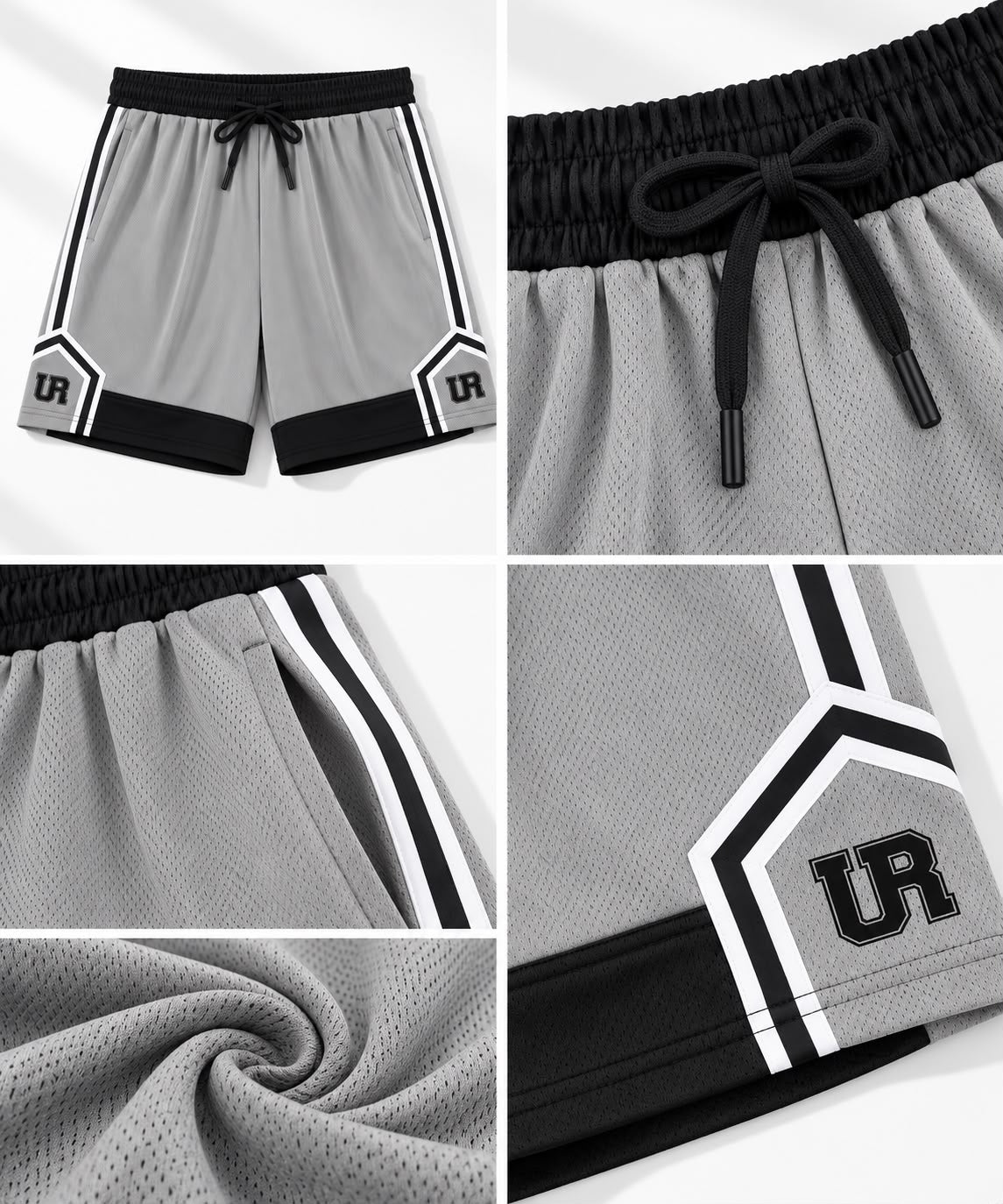 Men's Sport Shorts 7181 Grey